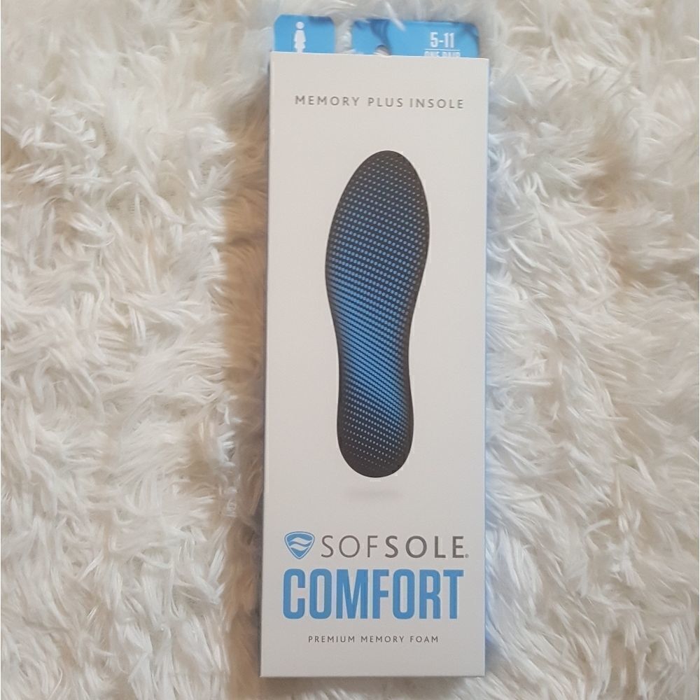 Sofsole Comfort Memory Plus Insole
Womens Sz 5-11‎